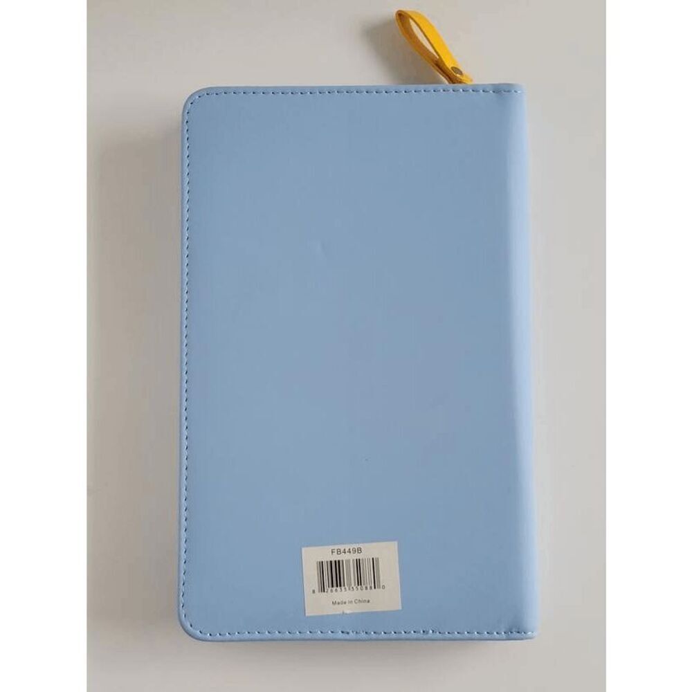 Padded Blue Zip Notes Journal - Picture 9 of 16